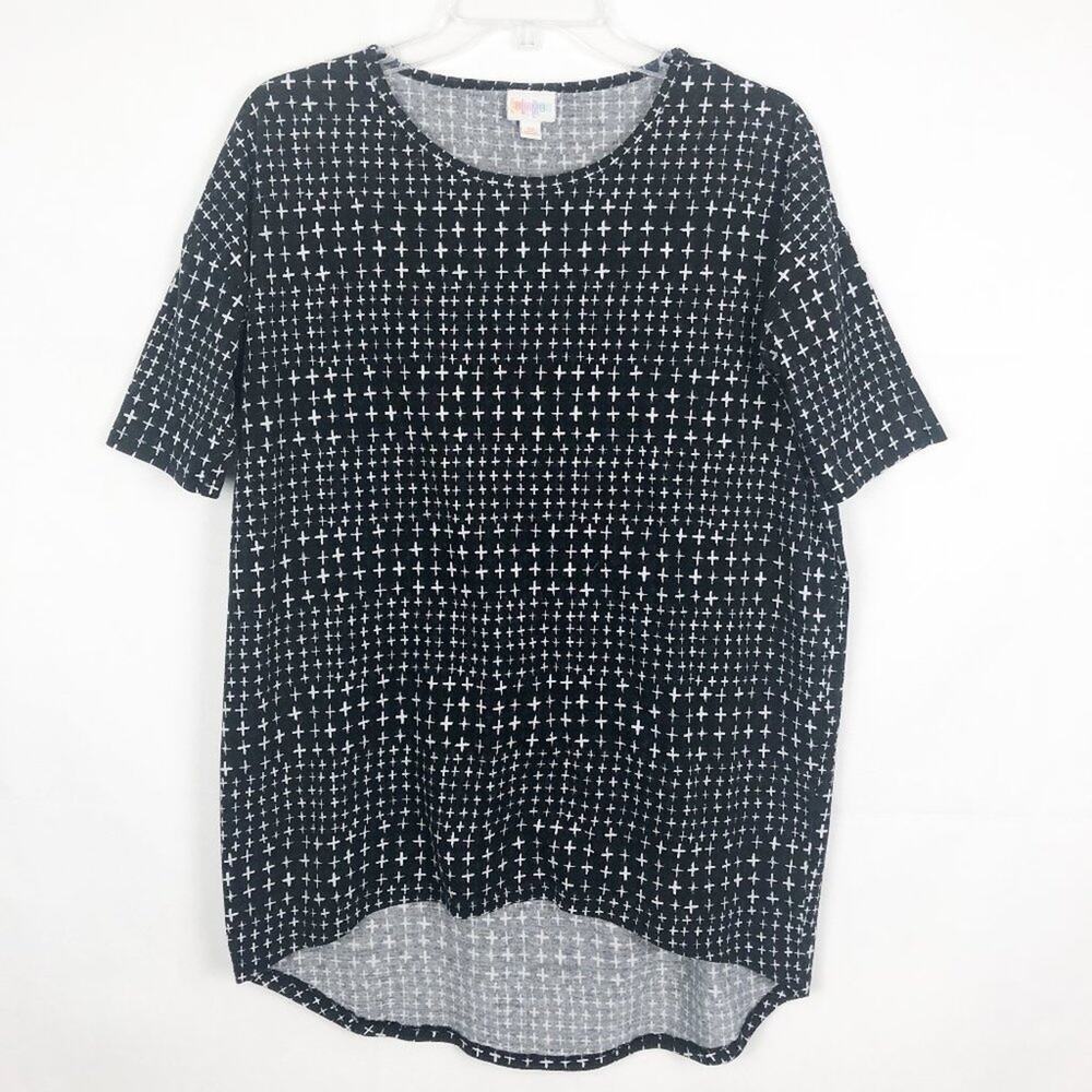 LuLaRoe Elbow Sleeve High Low Top Size Small